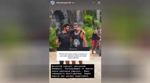 Hikmet Tuğsuz sessizliğini bozdu